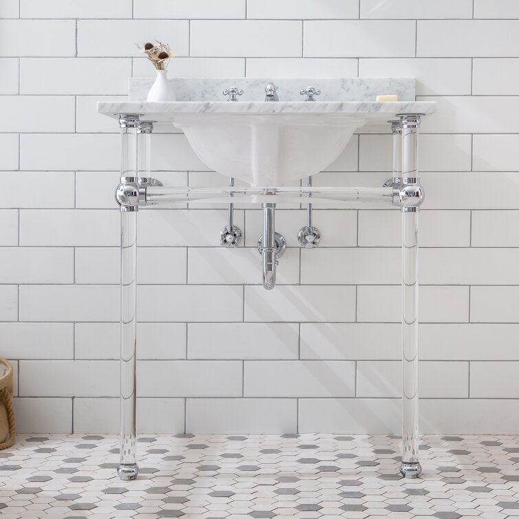 Ellie Wash Stand with P-Trap Set (sink not included)