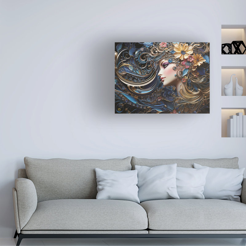 Art sur toile Michael Princess, H 14 po x l 19 po