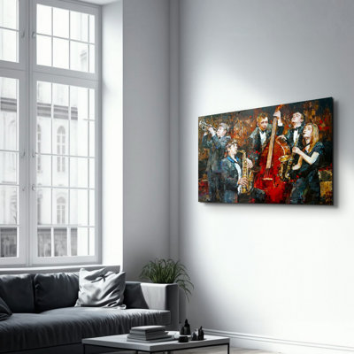 Élégante peinture murale en verre trempé de 13,8 po x 21,7 po | 100% verre trempé, épaisseur: 0,16 pouce | Imprimé UV pour des couleurs éclatantes | Parfait pour la décoration intérieure, le salon et les espaces de bureau