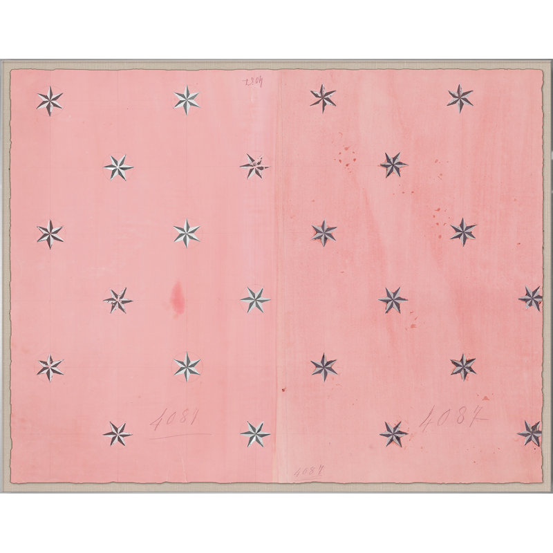 Etoile Print by Paule Marrot, Acrylic Box, 44" H x 56" W x 1.25" D