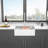 White Farmhouse Sink Workstation - 33 Inch White Ceramic Double Bowl Farm Kitchen Sink