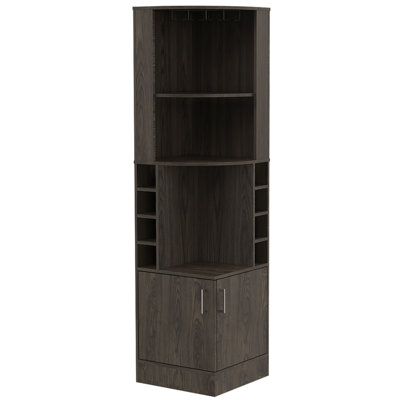 Armoire de bar 8 tablettes à 8 bouteilles