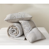 Quinn Cotton Patchwork Reversible Quilt Set