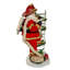 Figurine de Noël Kurt Adler Fabriche, père Noël pompier sur échelle, 11,5 po