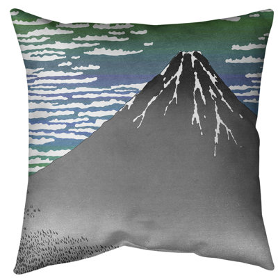 Coussin katsushika hokusai, fine vent clair matinée