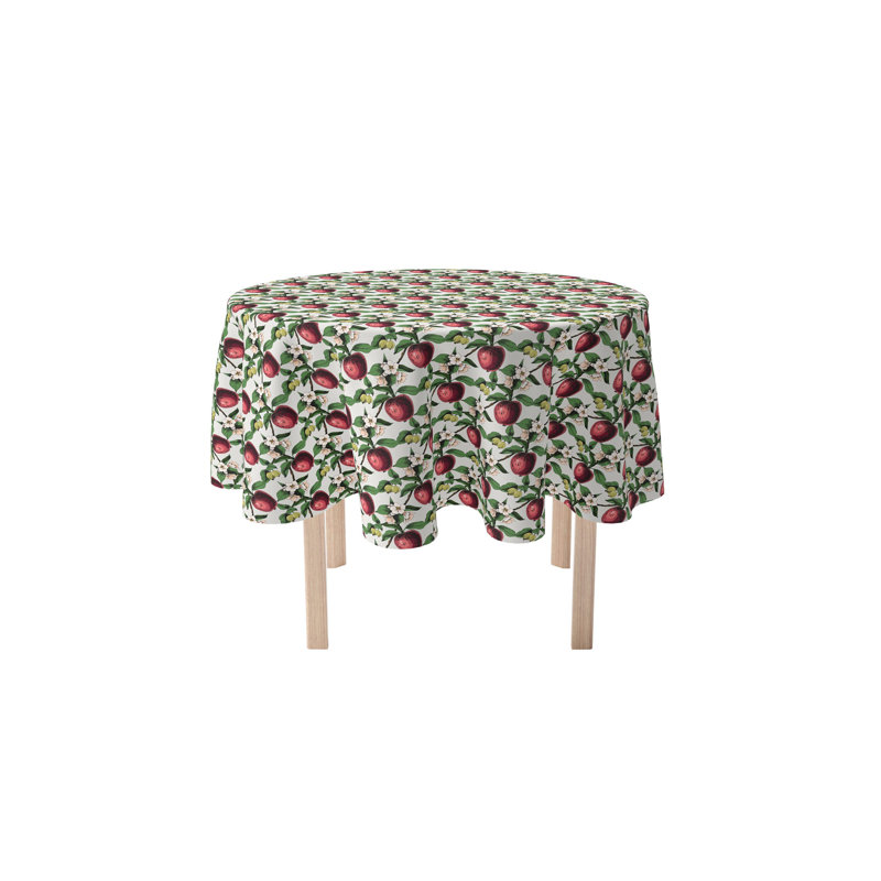 Basden Abstract Round Tablecloth, 102" x 102"