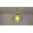 1 - Light Nickel Kitchen Island Pendant with Seed Glass Shade-120496400