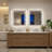 LED Rectangular Bathroom Mirror, Adjustable Light, Anti-fog Glass-30318876
