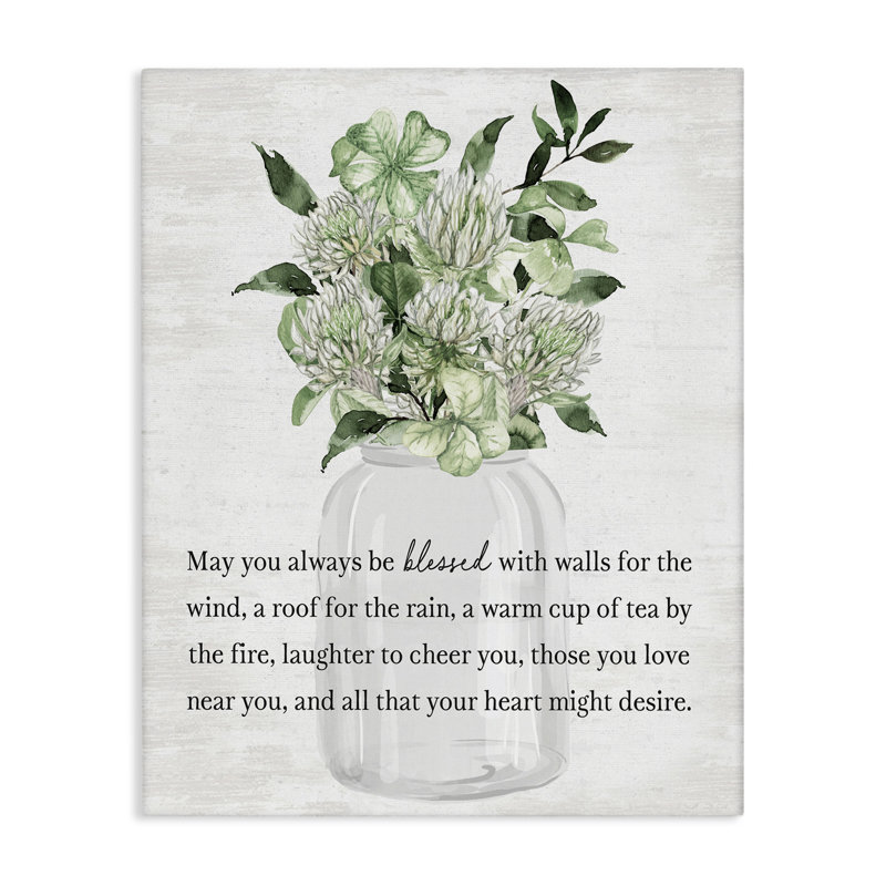 Art mural sur toile, "Spring Spring Blessing", H 20 po x l 16 po