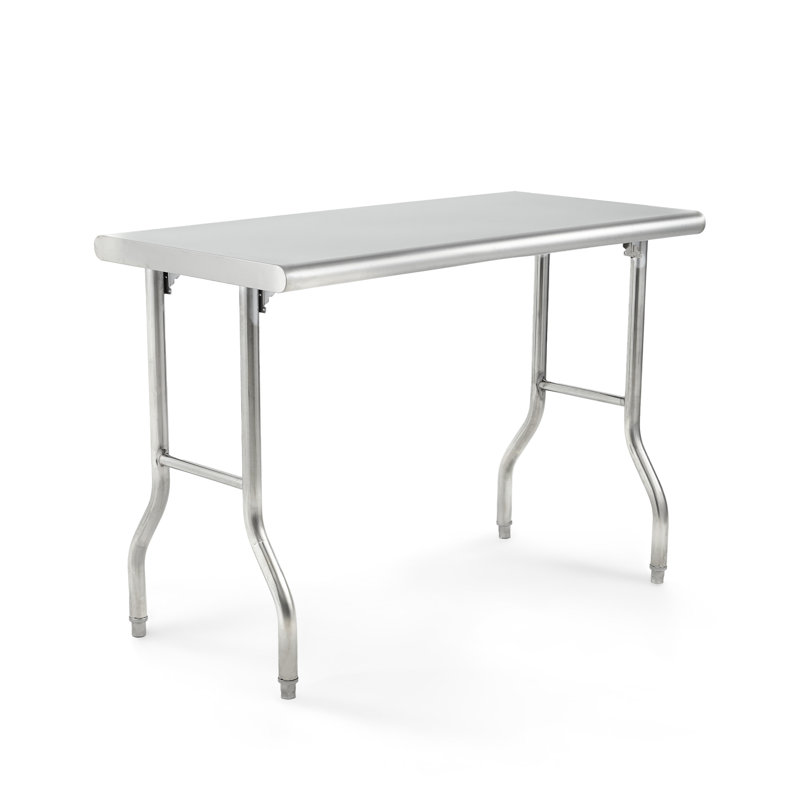 gaomon Stainless Steel 49.61 in. L x 25.98 in. W x 7.95 in. H Adjustable Prep Station