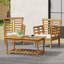 2 chaises club + table