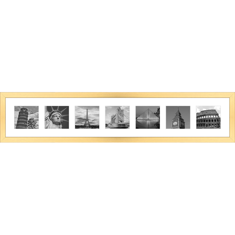 Laqwanda Wood Picture Frame with Mat, Copper