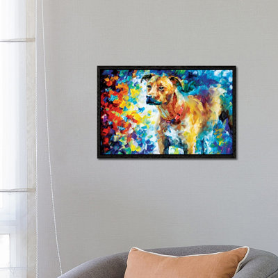 Dog III by Leonid Afremov - Painting on Canvas