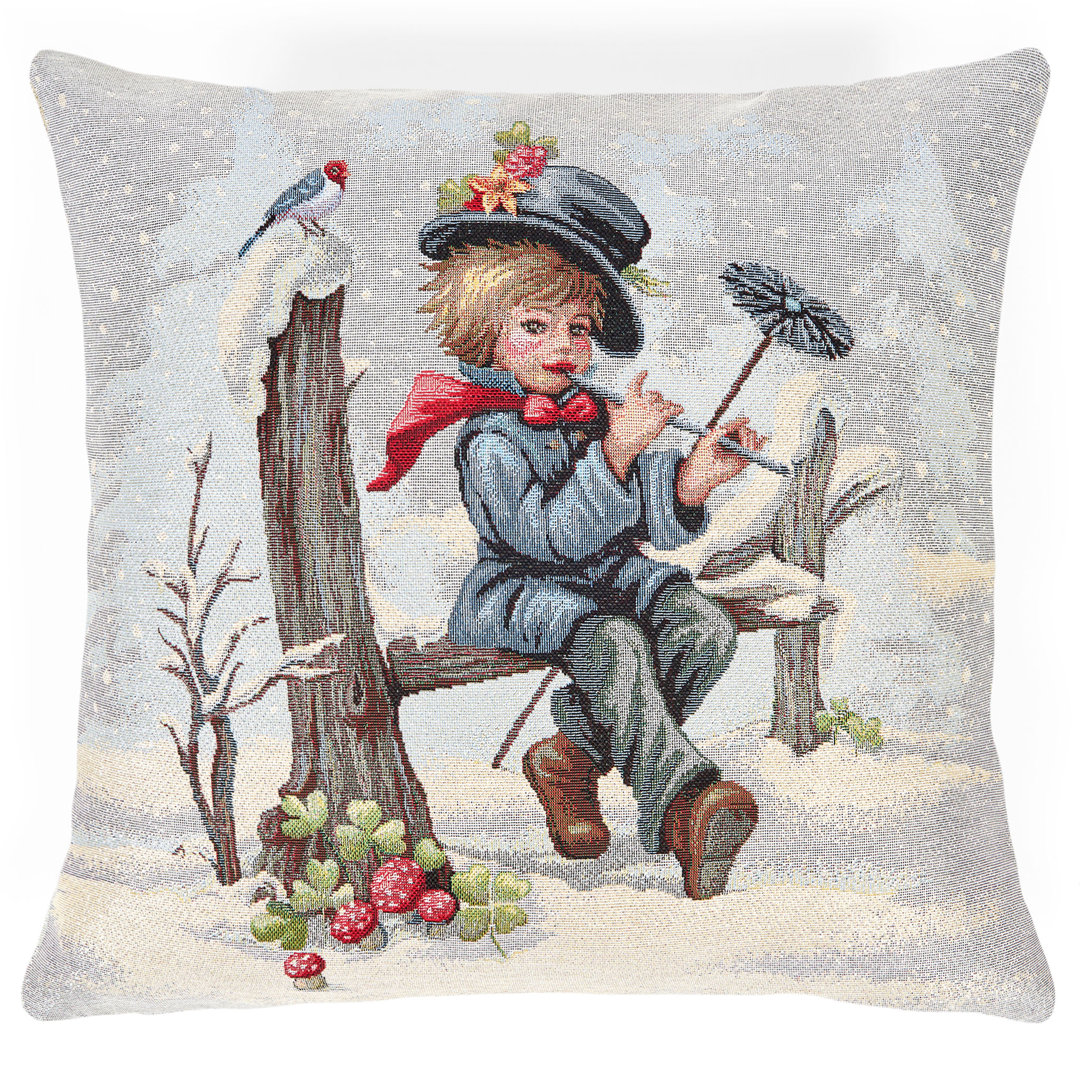 Anquenette Toile Square Euro Cushion