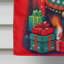Drapeau de maison de Noël en polyester double face H 40 po x l 28 po