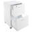 Ebern Designs File Cabinet - 2-Drawer Cabinet with Lock and Deep Drawer Storage - Rolling Filing Organizer for Under The Desk, Home, or Office (White)-416611534