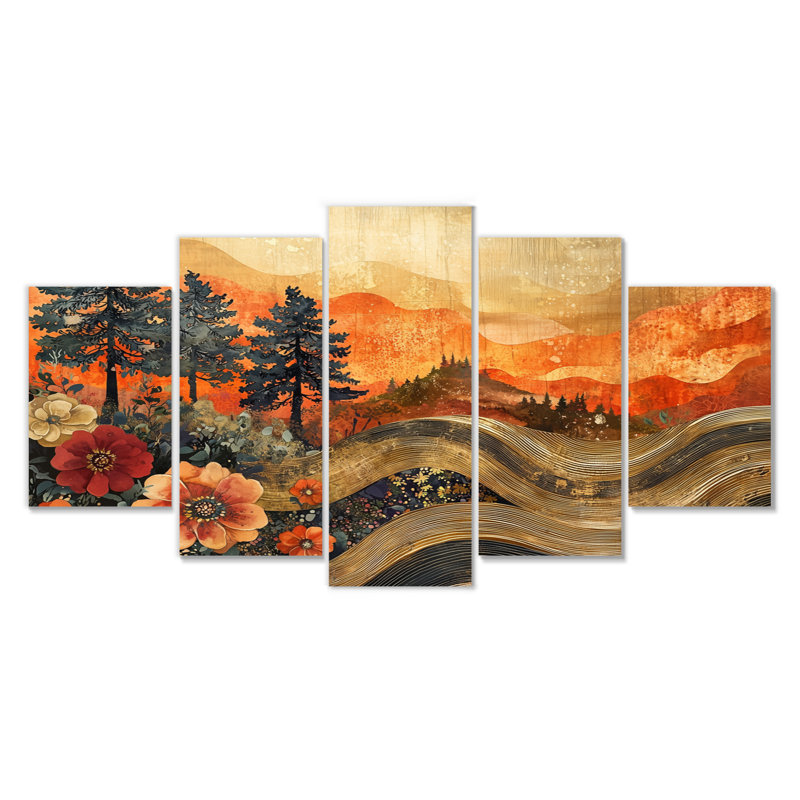 Tamaqua - campagne, art mural - art mural sur toile, diamant