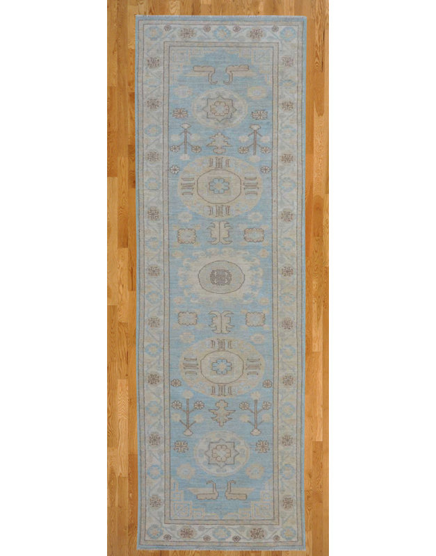  tapis Bleu Noué à La Main