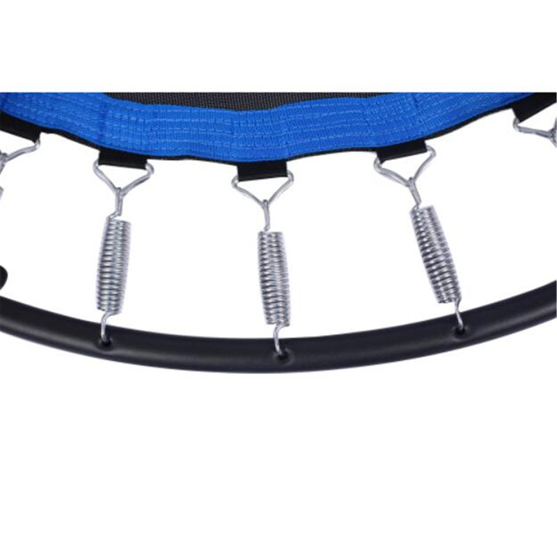 Trampoline de jardin rond 4 'avec enclos de sécurité pour enfants, Bleu