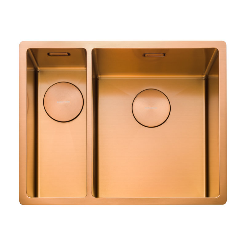 1.5 Bowl Undermount/Inset Kitchen Sink, Copper