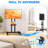 Rolling TV Stand for 32-83 inch Flat Screen/Curved TVs up to 110 lbs-119819341
