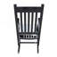 Chaise berçante en bois sans tapis-1739502976