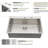 30" L x 22" W Drop-In Stainless Steel Kitchen Sink Single Bowl-126561571