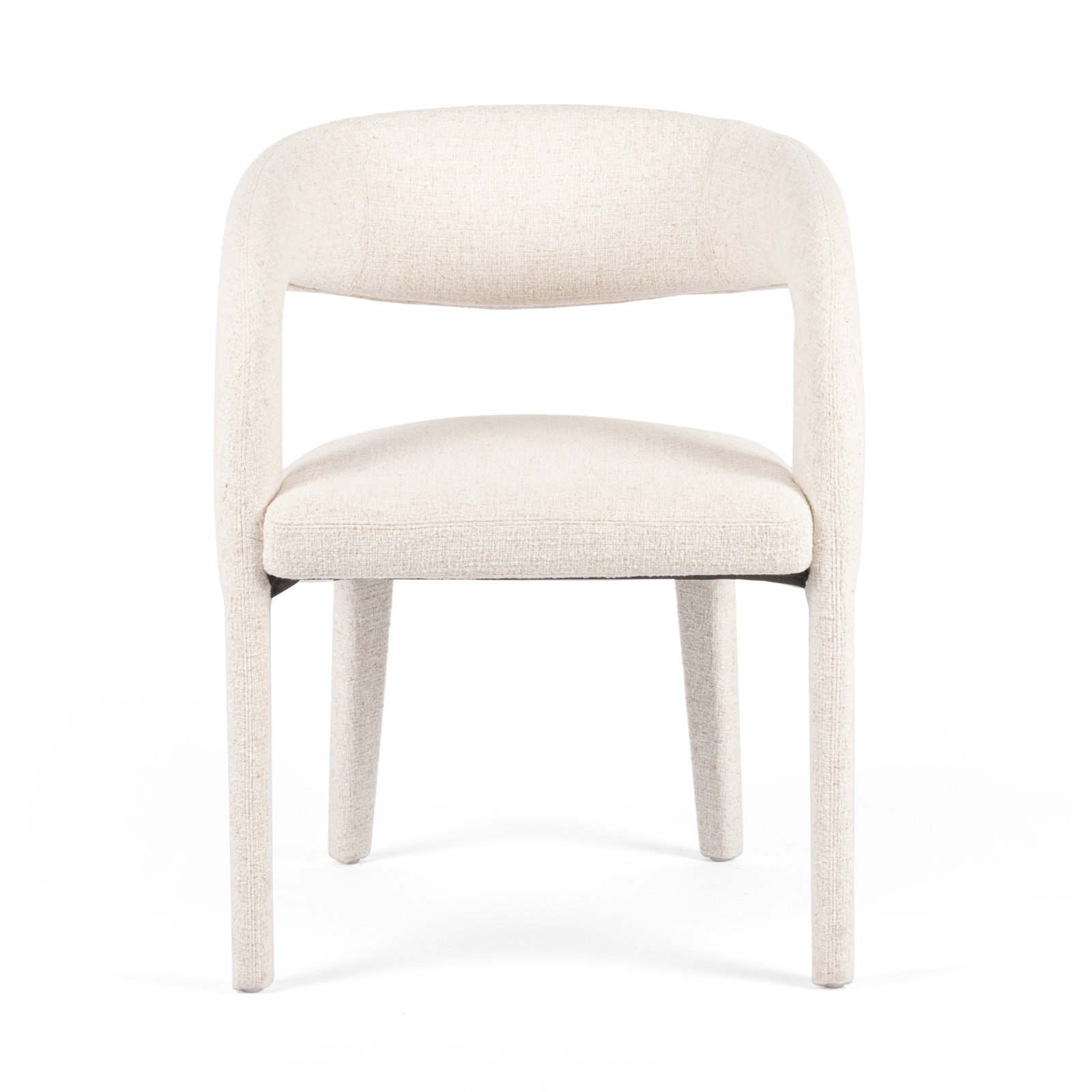 Hawkins Genuine Leather Dining Armchair, Omari Natural