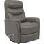 Ensemble de deux fauteuils inclinables et oscillants en cuir véritable Akeelah-98175035