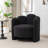Sherpa Upholstered Barrel Chair-730269558