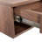 Ettore 15.7" Modern Matte Brown Floating Nightstand, Wall-Mounted Bedside Table with 1-Drawer and Open Cubby Storage Space for Bedroom-2065711869