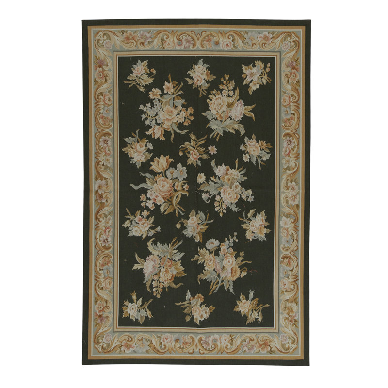 Wool Floral Area Rug