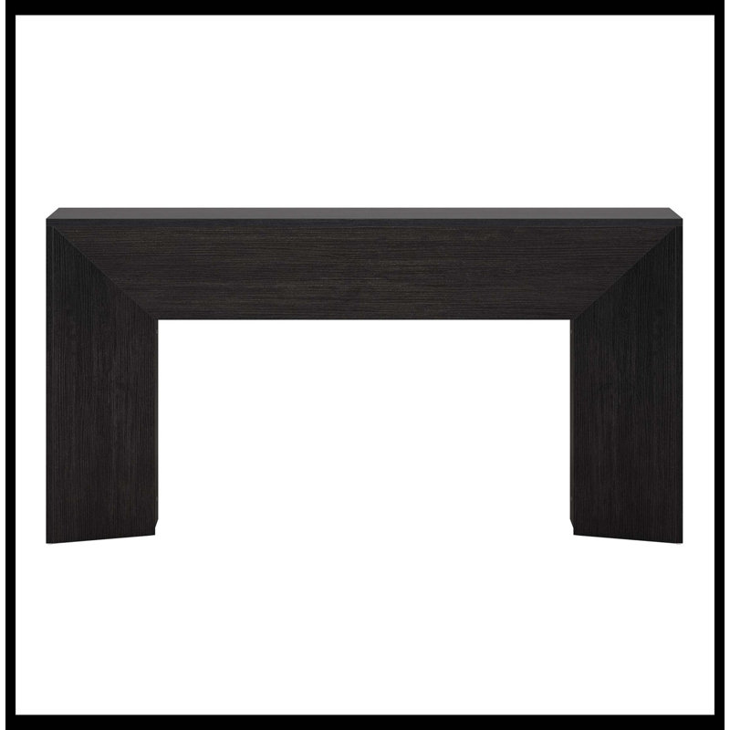 63" Console Table, Wooden Sofa Table Hallway Foyer Table