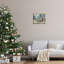 Père Noël et bébé cerf, estampe numérique par Ruane Manning-687759483-687759482