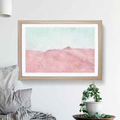 The Sand Dunes In Southern California - Single Picture Frame Painting on MDF