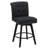 Odelin Swivel Upholstered Counter Stool-1427636622