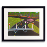 Crossroads At Eagle Lake Park Print by Sue Graef