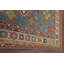 Tapis oriental bleu à motif géométrique Kazak 6