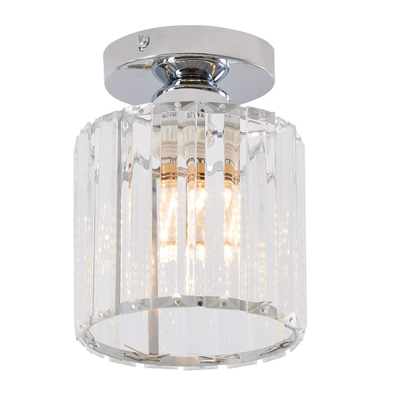 Crystal Semi Flush Mount