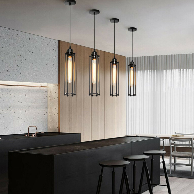 Paislee 1 - Light Black Pendant