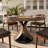 Mid-Century Solid Wood Round Yairi Kitchen Room For 2-8 People(1 Table With 2/4/6 Chairs)-1706669523-1706686366