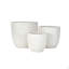 Ensemble de pots de fleurs d'extérieur légers et texturés MGO de 3,16,9 po + 13,9 po + 11,22 po de diamètre-2033789792