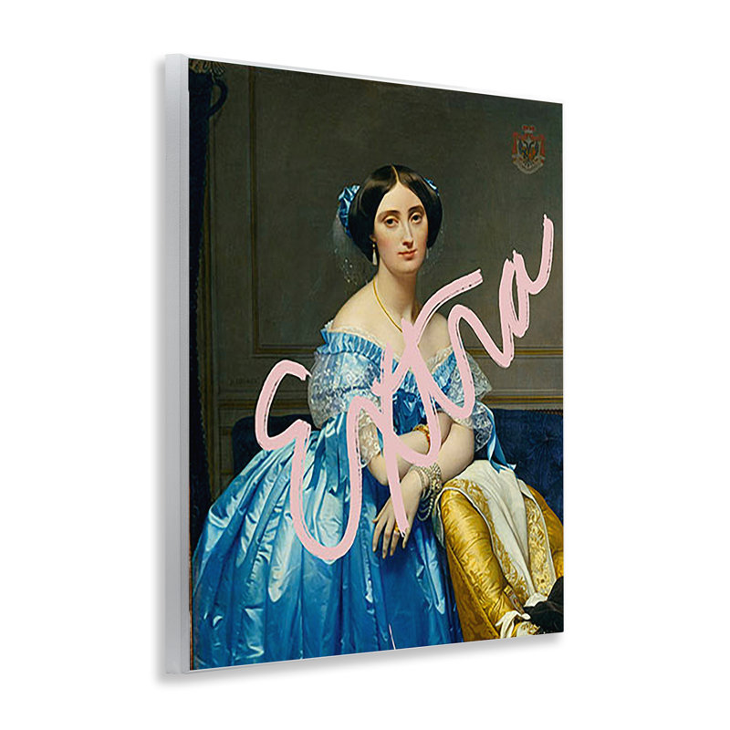 Extra Classical Portrait Wall Plaque Art by Ashley Singleton