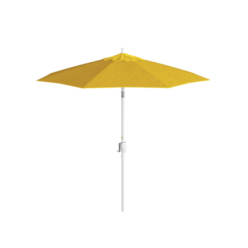 Parasol sunbrella de marché 7,5' Wallach, Toile Sunbrella® jaune tournesol