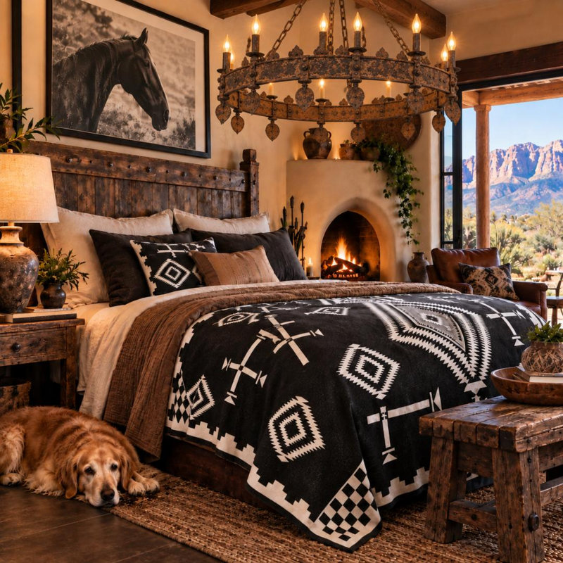 Pendleton Los Ojos Blanket, Queen
