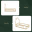 Lit simple en bois avec tête de lit en forme de maison et clôtures-1139575098