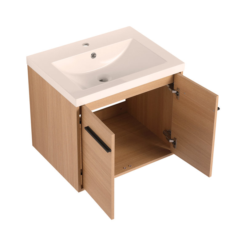 Ensemble de meuble-lavabo en résine Oak
