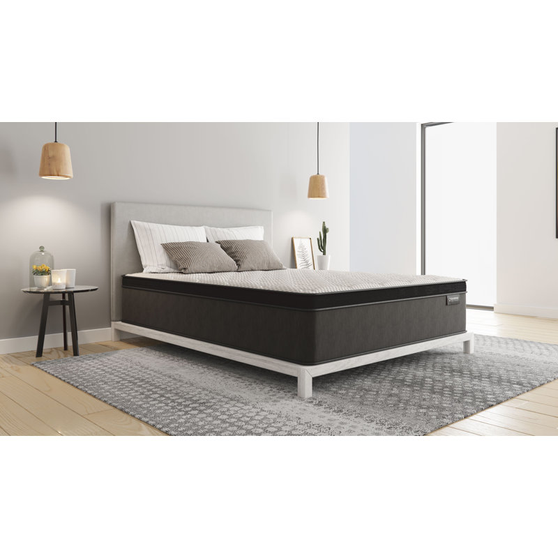Matelas 14 po en mousse viscoélastique hybride Lighttouch, Très grand simple