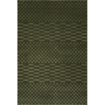  Faelora Checkered Washable Area Rug