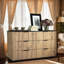 Armoire de rangement à 6 tiroirs en MDF - minimaliste moderne, glissières lisses, assemblage facile?